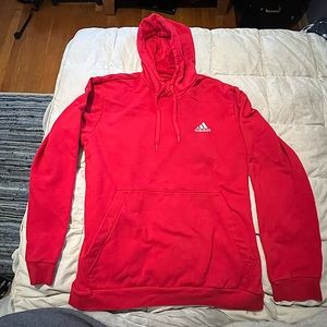 Adidas Hoodie. XXL. Red.